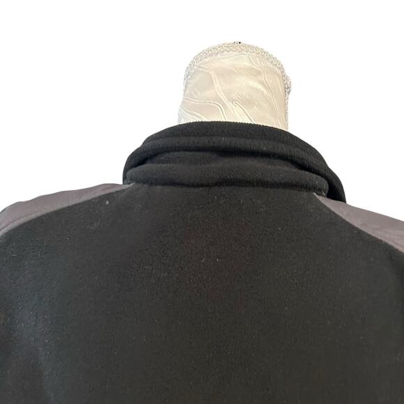 LL Bean Vest Mens Medium Black Fleece Polartec Windbloc Full Zip Outdoor 248583 - Picture 13 of 15